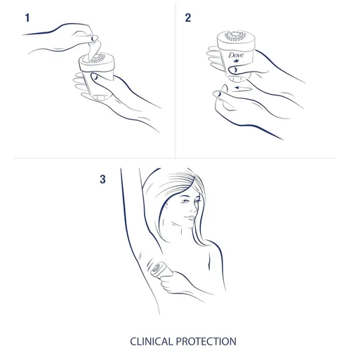Vista 6 de Dove Clinical Protection - Desodorante antitranspirante sólido, Cool Essentials, 1.70 onzas (paquete de 6)