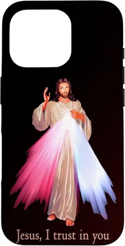 Vista 20 de Funda para iPhone 13 Pro Max Jesús con la que confío en ti Divina Misericordia Misericordiosa Jesús