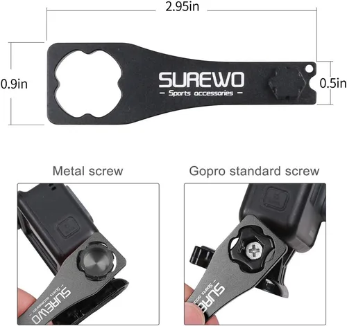 Vista 2 de Adaptador de montaje de rótula de rotación de 360 grados de aleación de aluminio, accesorios de extensión de pivote de montaje de brazo giratorio