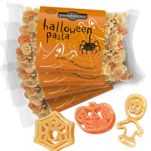 Vista 55 de Pastabilities Pasta con forma divertida para niños, pasta Let's Go Crabin', tema de animales de cangrejo, estrellas de mar y sol, pasta de trigo
