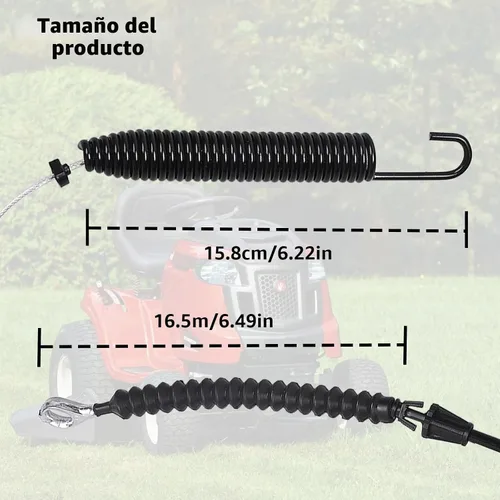 Vista 4 de Cable de compromiso de hoja 946-05124A para cortacésped Troy-Bilt MTD