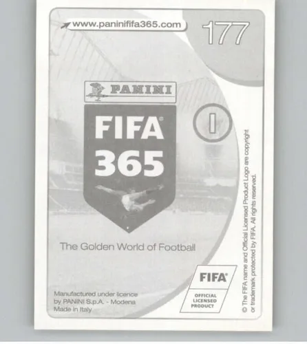 Vista 2 de 2016-17 Panini FIFA 365 Stickers #177 Dino Arslanagic R. Standard de Liege Official Soccer Album Sticker in Raw (NM or Better) Condition