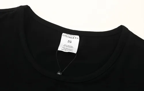 Vista 5 de OThread & Co. Camiseta de manga larga para mujer, cómoda con agujero para el pulgar, capa elástica básica