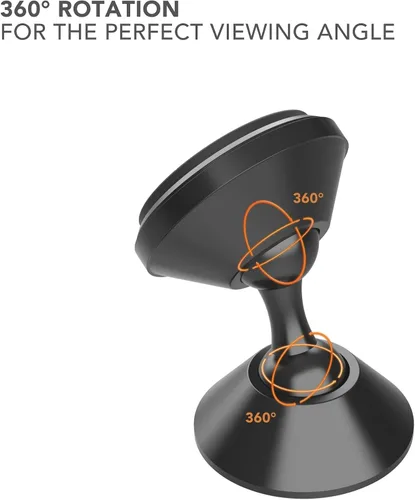 Vista 3 de Rokform - Soporte magnético ajustable para automóvil, giratorio de 360 grados con cinta VHB 3M, soporte para teléfono celular, soporte de aluminio