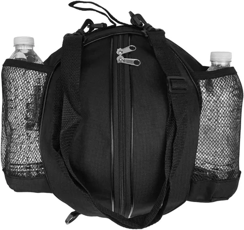 Vista 6 de Tamaño 7 (29.5") Bolsa de baloncesto para pelota de fútbol, fútbol, voleibol, softbol, bolsa de deportes con soporte para bolsa de bola+correa