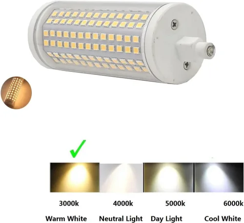 Vista 4 de Bombilla LED R7s 4.646 in 30w Bombillas Regulables Led Reemplazo Halógeno 300 W Tipo J Doble Extremo T3 R7s Base 300w Reflector Equivalente