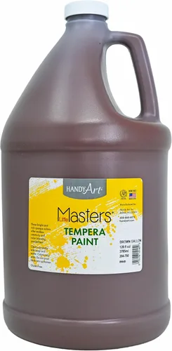 Vista 3 de Handy Art Little Masters - Pintura al temple (16 onzas), color marrón