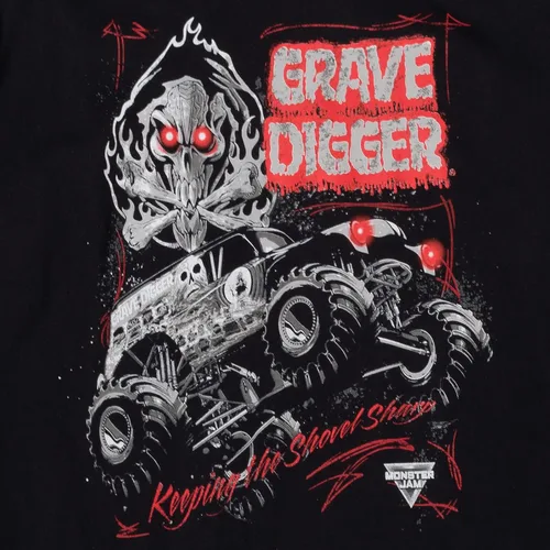 Vista 3 de Monster Jam Grave Digger Maximum Destruction - Sudadera con capucha para adultos
