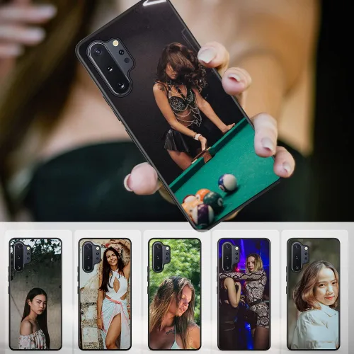 Vista 6 de Funda de 5 piezas compatible con Samsung Galaxy Note 10 Plus sublimación en blanco imprimible DIY con TPU suave antideslizante + funda protectora
