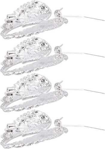 Vista 6 de 4Pcs Brooch Pin Diamond Angel Wing Pattern Cute Fashion Lapel Pin Coat Badges Accessory