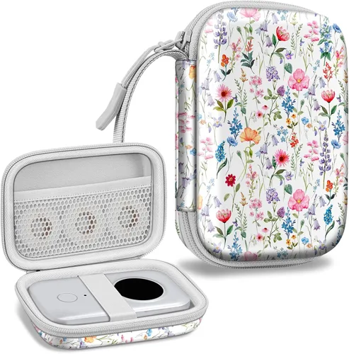 Vista 8 de FINTIE Funda para etiquetadora compatible con Phomemo D30 D35, NELKO P21, SUPVAN E10, NIIMBOT D11 D110, JADENS D110, ORGSTA S001 - Funda
