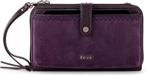 Vista 31 de The Sak Iris Bolso para smartphone cruzado Aspen Stripe / Crochet