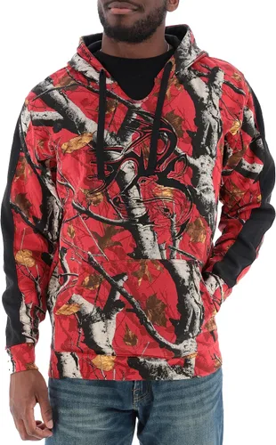 Vista 4 de Legendary Whitetails Sudadera con capucha de camuflaje para hombre Camuflaje de nieve de carbón