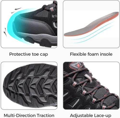 Vista 3 de CAMEL CRWON Zapatos de senderismo para hombre