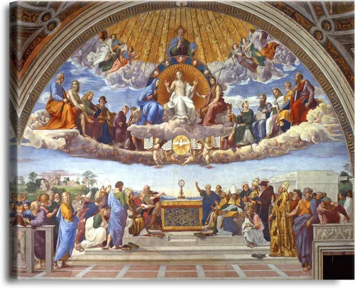 Vista 64 de A&T ARTWORK Adoración de los Reyes Magos por Sandro Botticelli The World Classic Art Reproductions, impresiones en lienzo giclée arte de pared