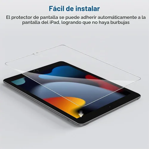 Vista 8 de SPARIN mica protectora para iPad Pro de 10.5 - Vidrio templado de doble protección, compatible con lápiz Apple, apto para funda, de borde redondo