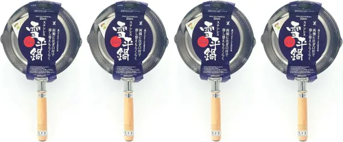 Vista 10 de Olla japonesa Yukihira de acero inoxidable de 7.9 in, 2.2 cuartos de galón, fabricada en Japón, 1 paquete