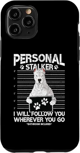 Vista 10 de Funda para iPhone 15 Dogo Argentino con diseño de perro culpable
