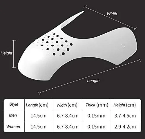 Vista 8 de Protector de zapatos para zapatos, antiarrugas, universal, antiarrugas