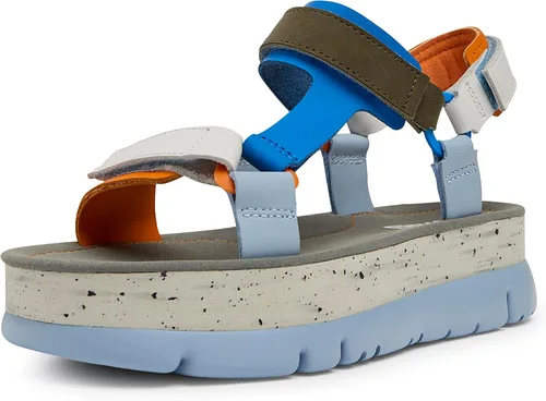 Vista 6 de Sandalias de cuña para mujer Camper Negro 006
