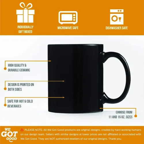 Vista 3 de We Got Good Too Cool For British Rule - Taza divertida de George Washington