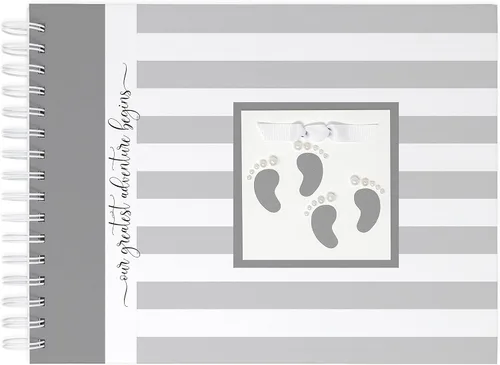 Vista 18 de Personalized Twin Pregnancy Journal (8 Center Designs) - Hardcover Pregnancy Memory Book Customized with Babies’ Names, Nicknames or Phrase