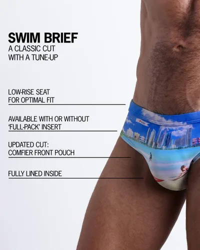 Vista 77 de Bang Men's Swimwear - Swim Brief - Premium Swimsuit w/Removable Pouch