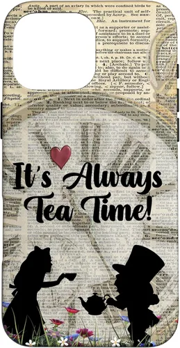 Vista 19 de iPhone 16 It's Always Tea Time! Funda Alicia y el Sombrerero Loco