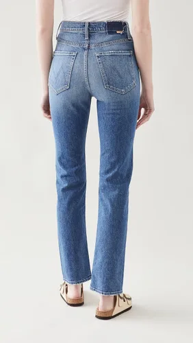 Vista 3 de MOTHER Jeans de cintura alta para mujer Negro