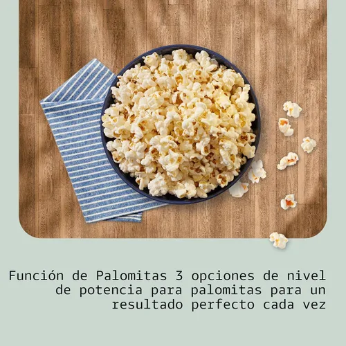 Vista 14 de Panasonic Horno microondas para encimera, 1.2 pies cúbicos, 1250W, tecnología inversora con sensor Genius, acero inoxidable - NN-SN67QS