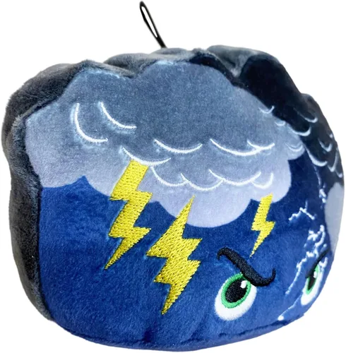 Vista 2 de Thunderheads Peluche de Thunderstorm, educativo inspirado en el clima, coleccionable suave con tarjeta de datos para explorar las ciencias
