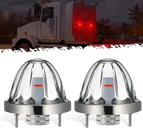 Vista 9 de Partsam 2 Piezas Luces de Cristal de Sandía [Patentadas] Lente Transparente Luz LED Blanca de Marcha con Bisel de Acero Inoxidable de Repuesto
