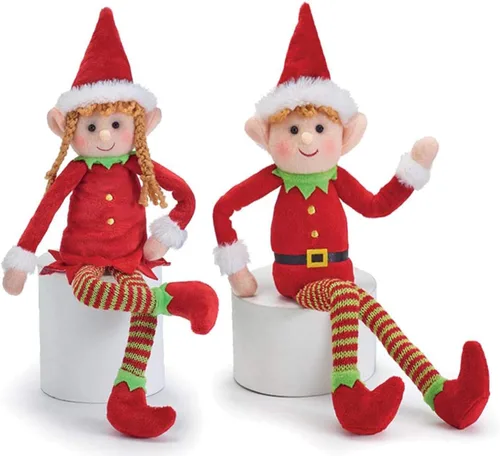 Vista 2 de burton+BURTON Elfo de Navidad de Peluche (Niño y Niña)