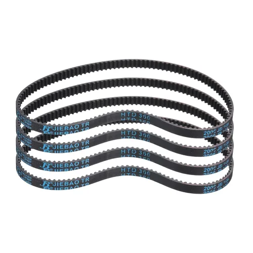 Vista 37 de uxcell 4 piezas HTD-3M Correa de Distribución de Goma 48 Dientes, Longitud de Paso 144mm x Ancho 6mm x Altura 2.4mm, Correa de Polea de Distribución