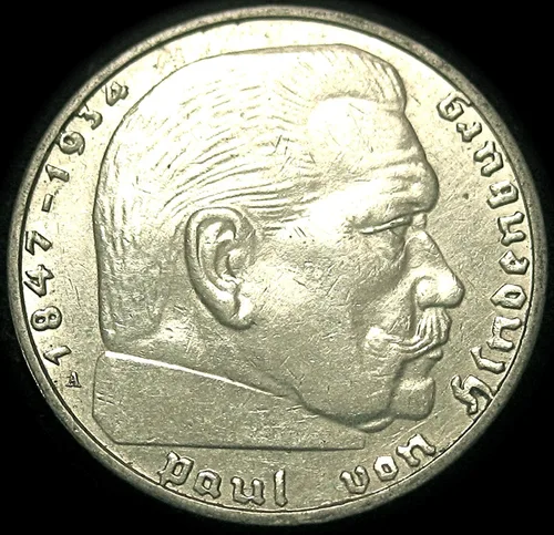 Vista 2 de Plata 1936-1939 2 Reichsmark Vendedor Varios Grados