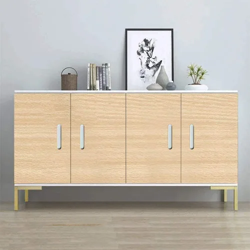 Vista 2 de MS magic Papel tapiz de grano de madera, 17.7 x 118 pulgadas, panel de película autoadhesivo con textura de madera sintética, papel tapiz de vinilo