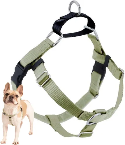 Vista 28 de 2 Hounds Design Freedom - Arnés para perro sin tirones, arnés ajustable, fácil de caminar y control cómodo, se adapta a perros pequeños, medianos