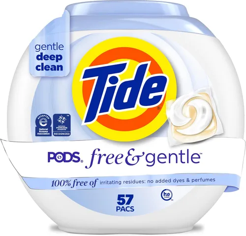 Vista 14 de Tide PODS - Cápsulas de jabón de detergente libre y suave, 76