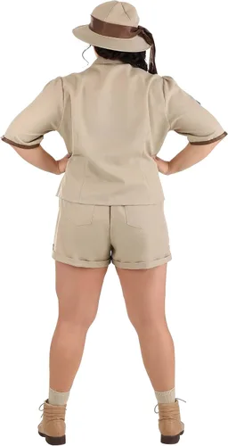 Vista 9 de Disfraz de paleontólogo de talla grande para mujer