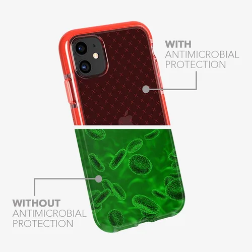 Vista 6 de tech21 Evo Check - Funda para Apple iPhone Coral