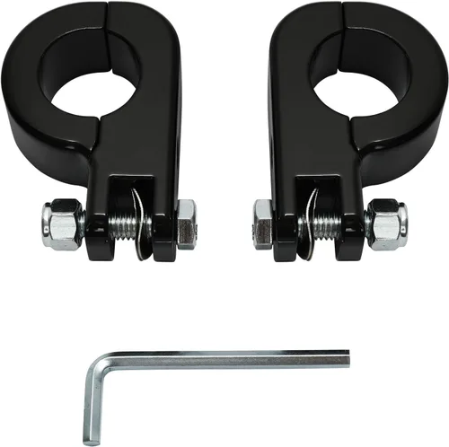 Vista 18 de TCMT - Kit de montaje de protectores de estribos para viajar en autopista de 1 1/4 de pulgadas (32 mm), para motocicletas Harley Touring Road