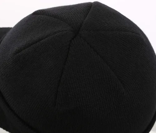Vista 3 de Home Prefer - Gorro de invierno para hombre con visera, cálida y doble punto.