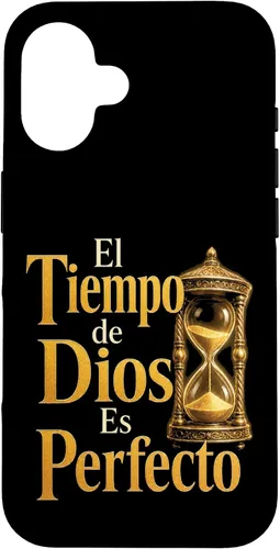 Vista 15 de Fe Cristiana El Tiempo De Dios ES Perfecto Hourglass Case for iPhone Air