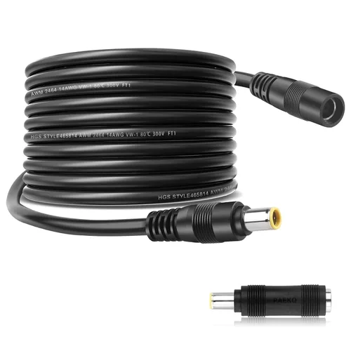 Vista 9 de Adaptador solar de 8mm divisor, cable combinador DC8mm hembra y macho Y adaptador divisor de cable para panel solar estación de energía portátil