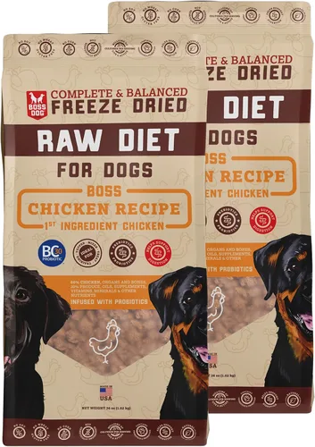 Vista 9 de Boss Dog Dieta cruda liofilizada (perros), receta de cordero, bolsa de 12 onzas