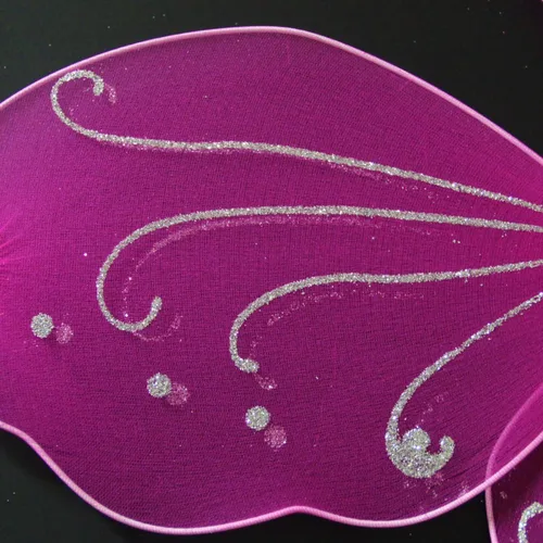 Vista 6 de Colle - Alas de hada de mariposa para niñas, disfraces de hada, alas brillantes de princesa para fiestas