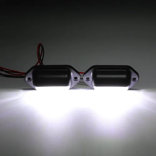 Vista 7 de CZC AUTO Luz LED Exterior de 12V para Placa de Matrícula, Lámpara de Cortesía Interior de Cúpula/Techo, Maletero/Carga, Bajo el Capó, Total 12