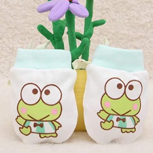 Vista 6 de Lindos guantes de algodón para niños y niñas, guantes ajustables con cordón ajustable para bebés