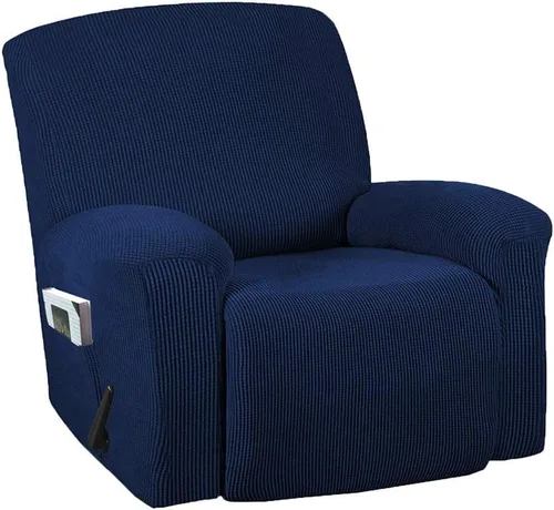 Vista 13 de Funda para silla reclinable, mezcla de poliéster, suave, para sofá, fundas protectoras elásticas con parte inferior elástica, tela tejida jacquard