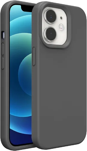 Vista 87 de Funda de silicona prémium para iPhone SE/8/7, con forro de microfibra suave antiarañazos, a prueba de golpes, color negro, iPhone SE/8/7